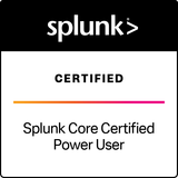 Splunk Core Certified Power User Splunk Power User